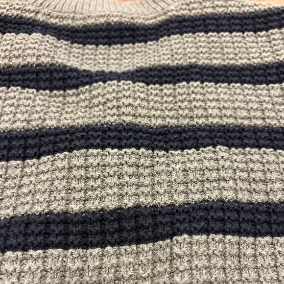 Madewell Waffle Knit Sweater Vest in Stripe - Size Small - Picture 9 of 9